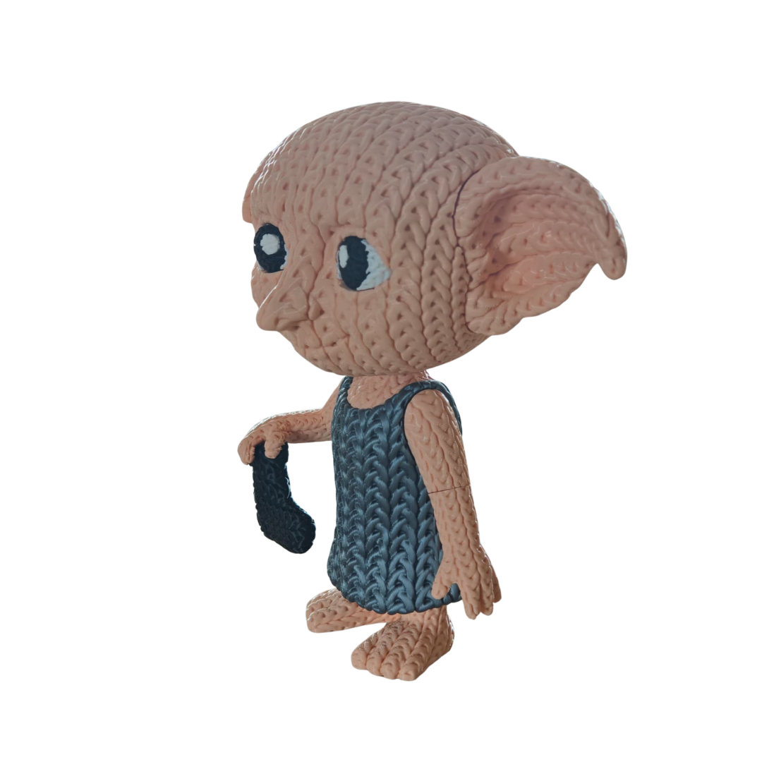 Dobby - Boneco 3D Estilo Crochet