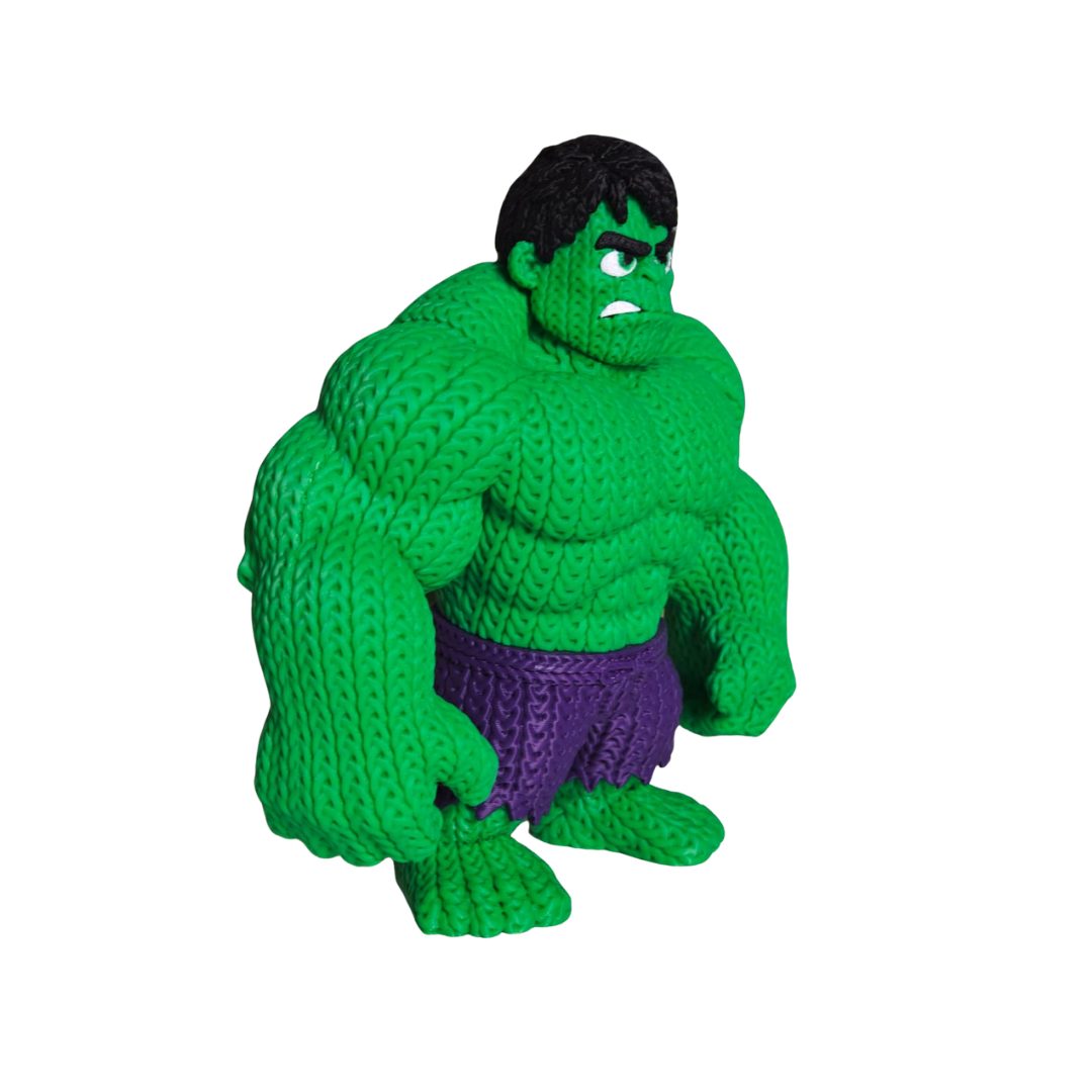 Hulk - Boneco 3D Estilo Crochet