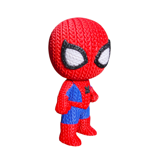 Spider-Man - Boneco 3D Estilo Crochet