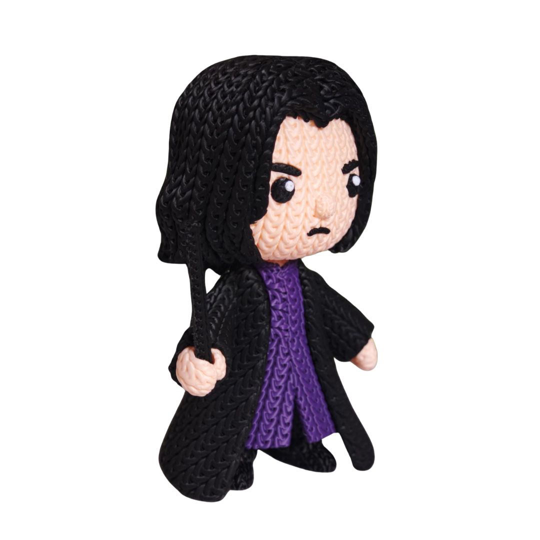 Professor Snape - Boneco 3D Estilo Crochet