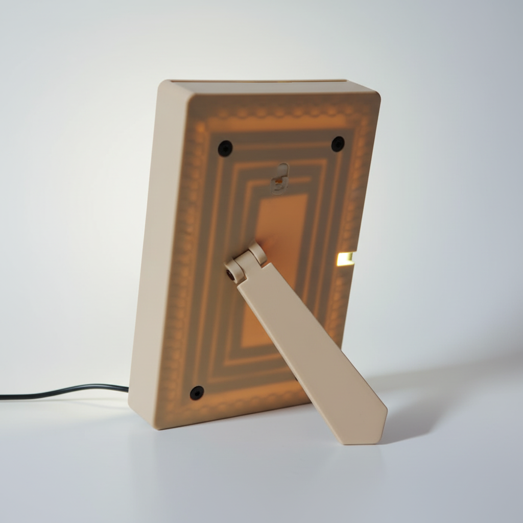 Moldura lithophane vista traseira com suporte - packshot
