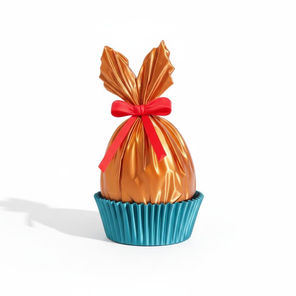 Ovo Páscoa laranja - vista geral