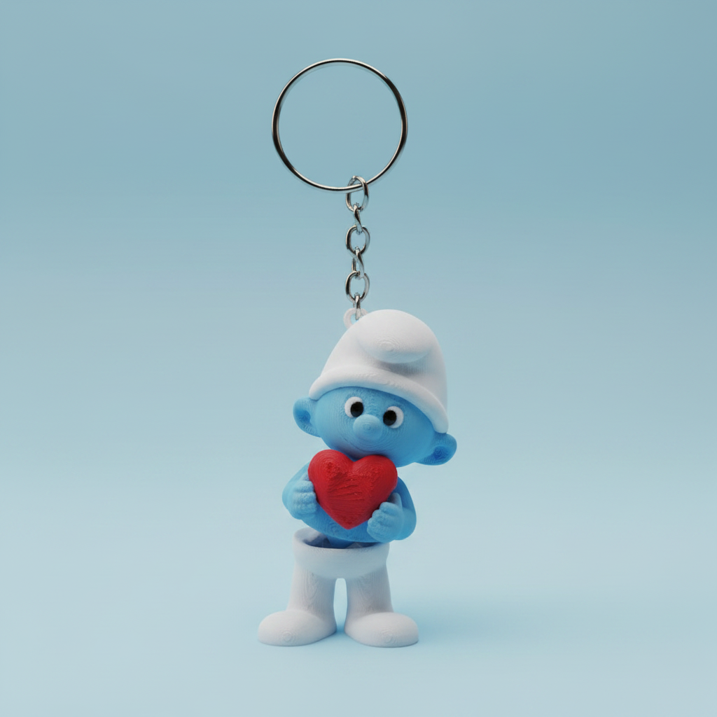 Packshot Smurf - Fundo Azul