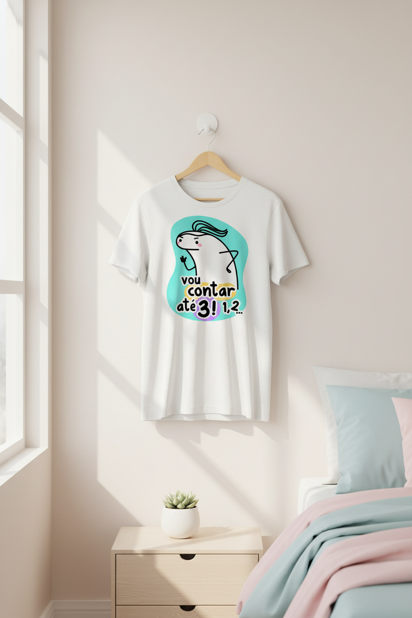 T-shirt num cabide