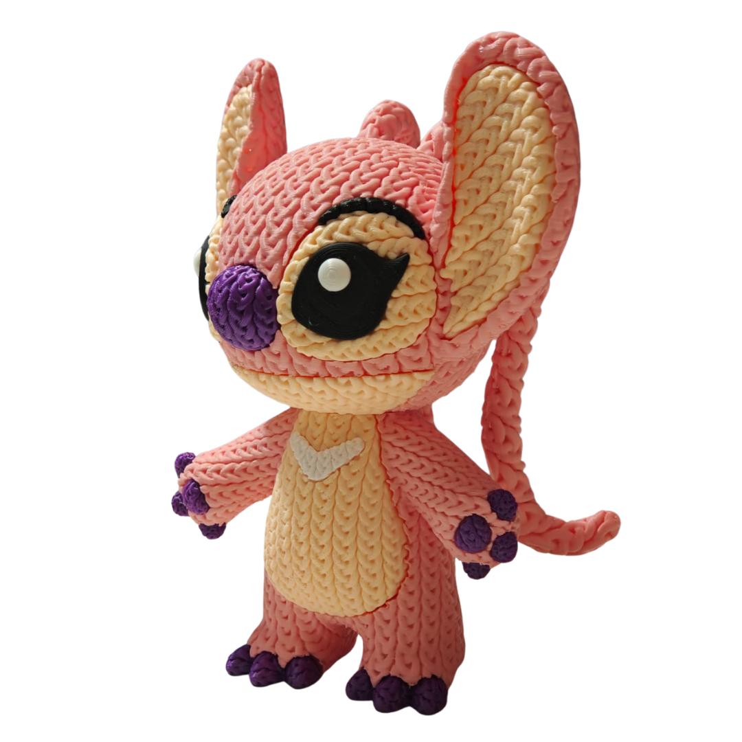 Angel - Boneco 3D Estilo Crochet