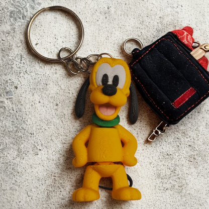 Porta-chaves Pluto 3D