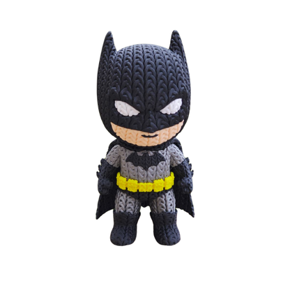 Batman - Boneco 3D Estilo Crochet