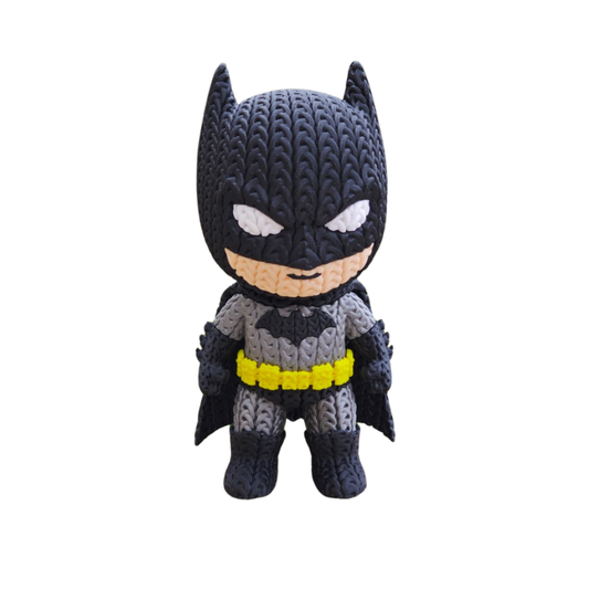 Batman - Boneco 3D Estilo Crochet