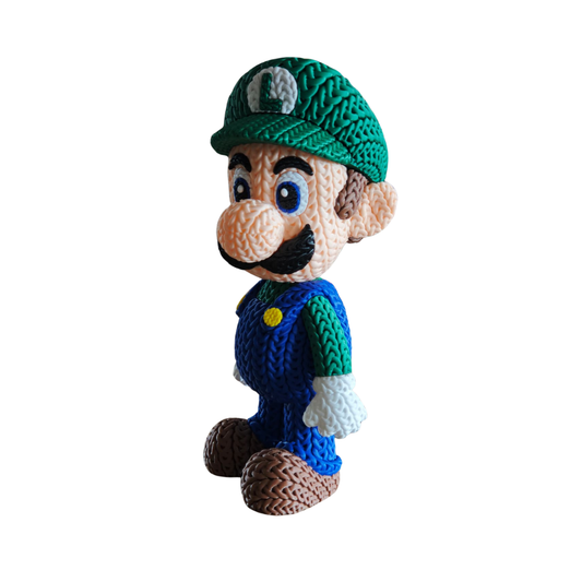 Luigi - Boneco 3D Estilo Crochet