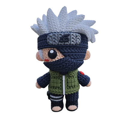 Kakashi Hatake - Boneco 3D Estilo Crochet