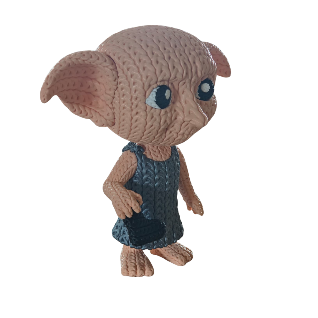 Dobby - Boneco 3D Estilo Crochet
