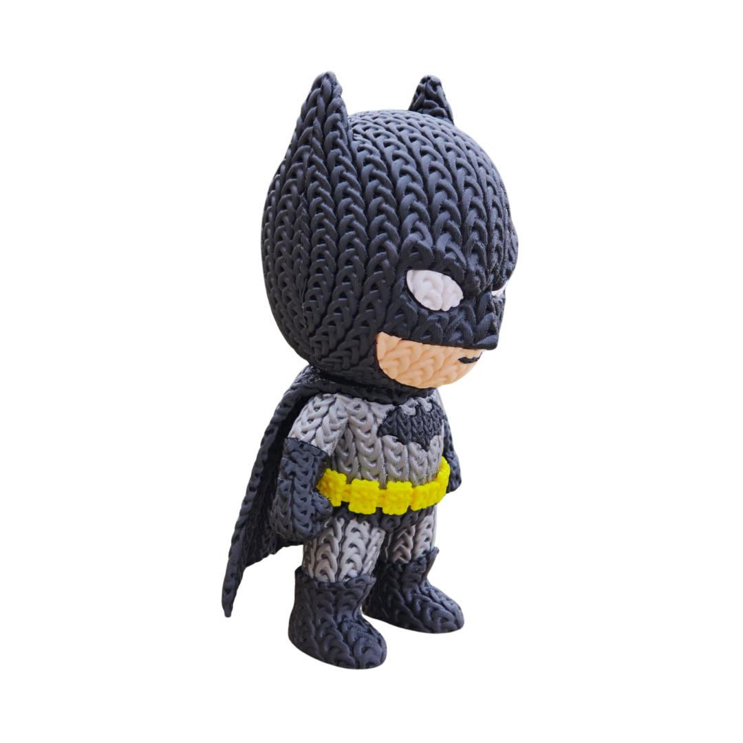 Batman - Boneco 3D Estilo Crochet