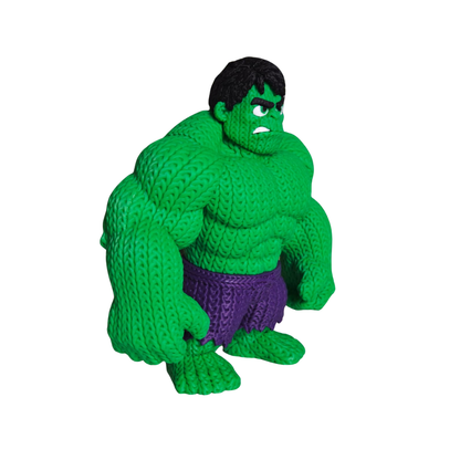 Hulk - Boneco 3D Estilo Crochet