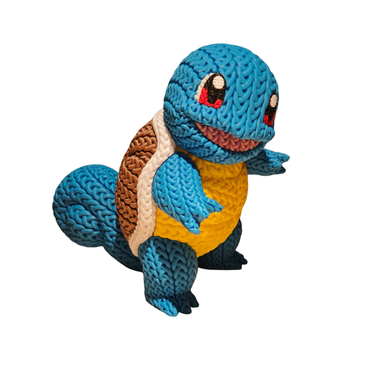 Squirtle - Boneco 3D Estilo Crochet