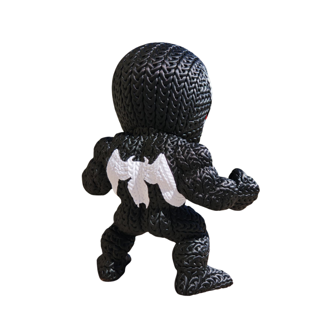 Venom - Boneco 3D Estilo Crochet