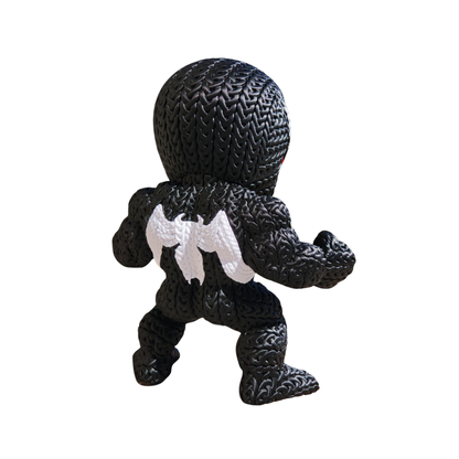Venom - Boneco 3D Estilo Crochet