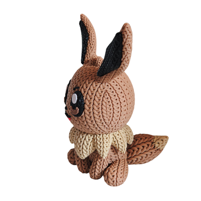 Eevee - Boneco 3D Estilo Crochet