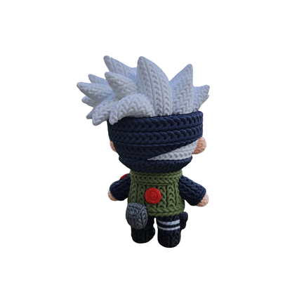 Kakashi Hatake - Boneco 3D Estilo Crochet