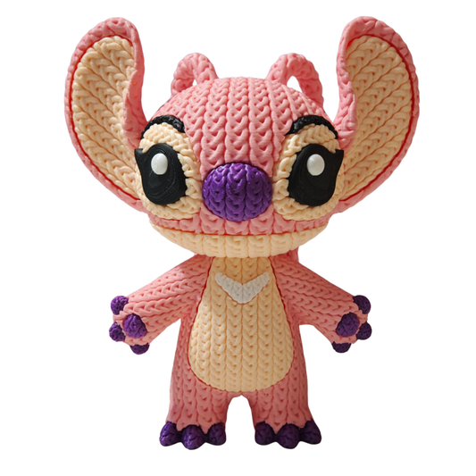 Angel - Boneco 3D Estilo Crochet