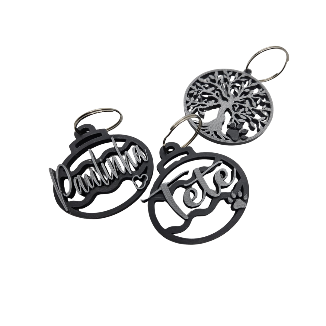 Porta-Chaves 3D Personalizado