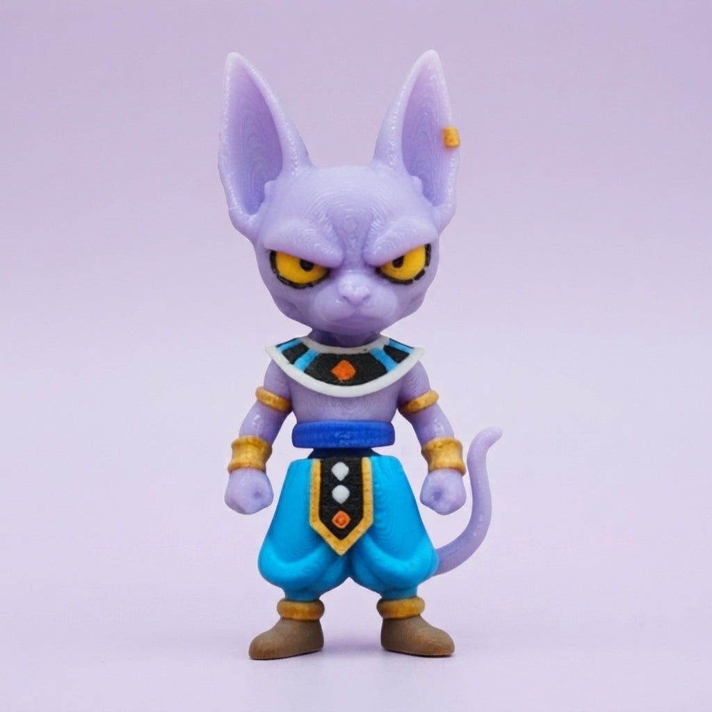 Mini Articulado Beerus 3D - Dragon Ball Super