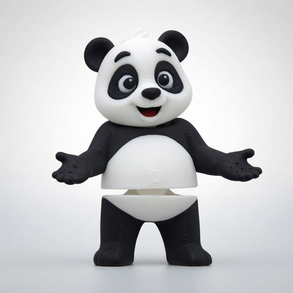 Mini Articulado Panda 3D