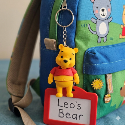 Porta-chaves Winnie the Pooh 3D