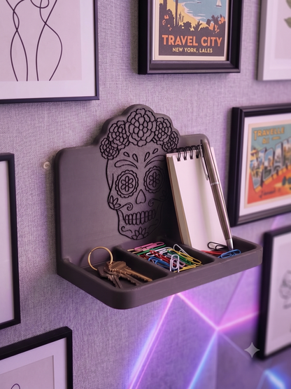 Organizador Caveira Mexicana 3D