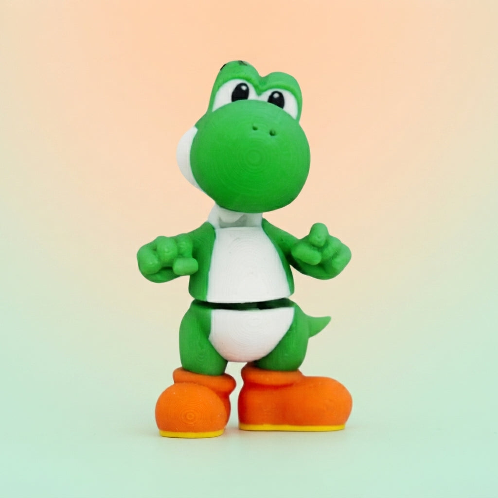 Mini Articulado Yoshi 3D - Super Mario
