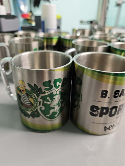 Canecas Personalizáveis em Inox