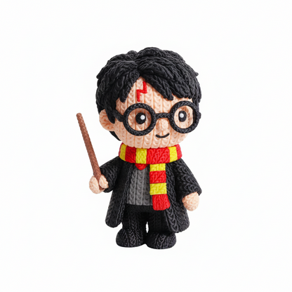 Harry Potter - Boneco 3D Estilo Crochet