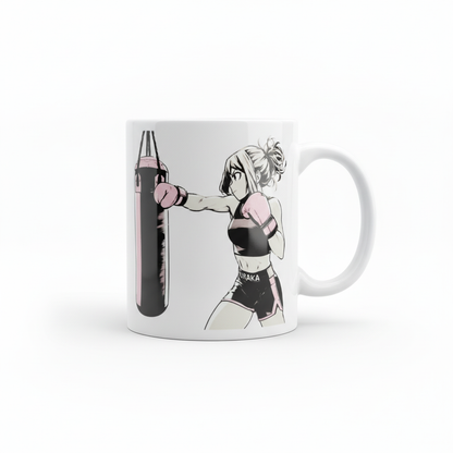 Caneca Anime Boxer - fundo branco profissional