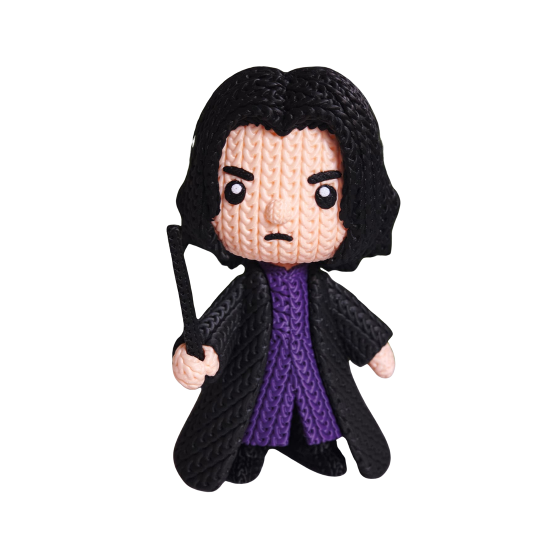 Professor Snape - Boneco 3D Estilo Crochet