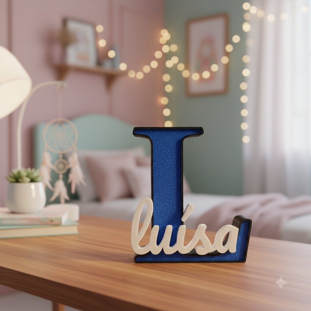 Letras Decorativas com Nome (3 cores)