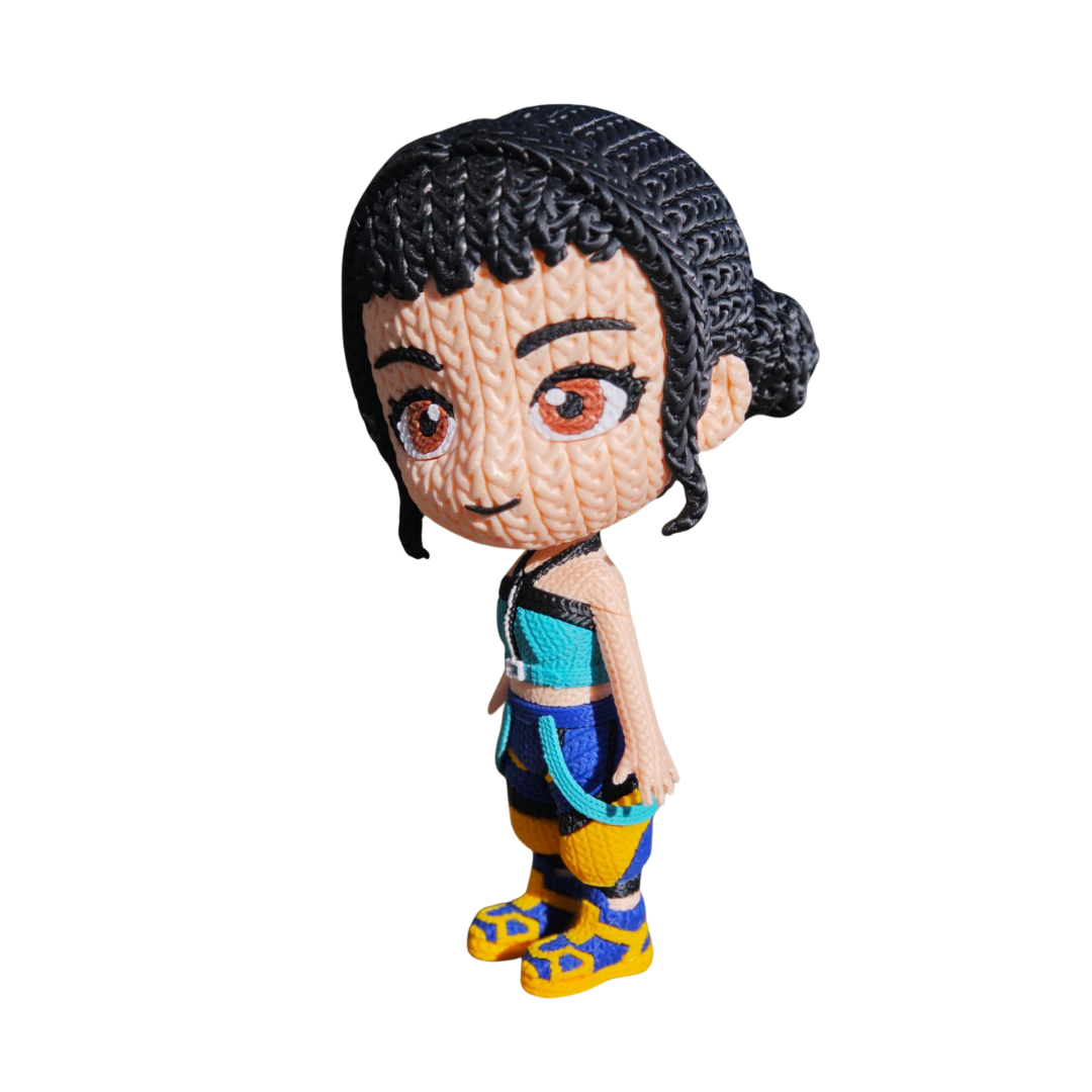 Zoe Huntrix - Boneca 3D Estilo Crochet