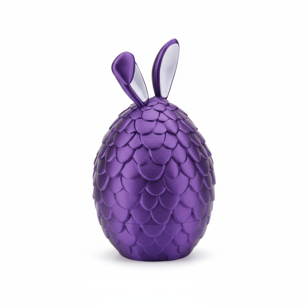 Ovo dragão roxo - orelhas