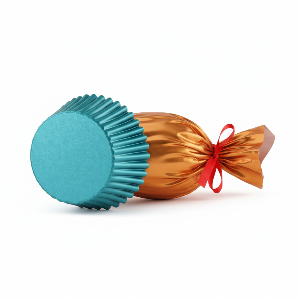 Ovo Páscoa laranja - base lateral