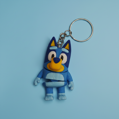 Porta-chaves Bluey 3D