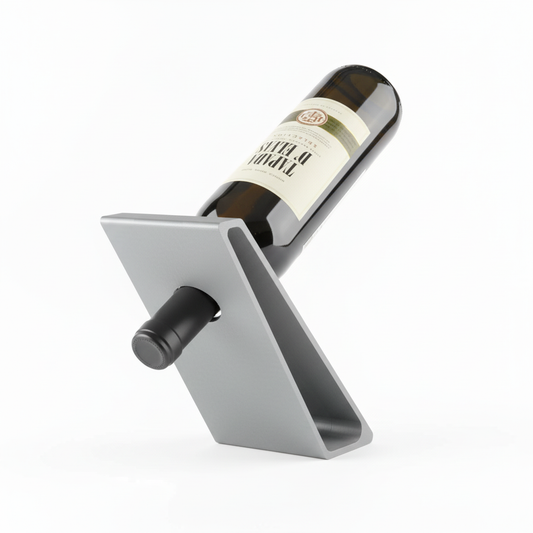 Packshot frontal elevado - Suporte para garrafas CB3D