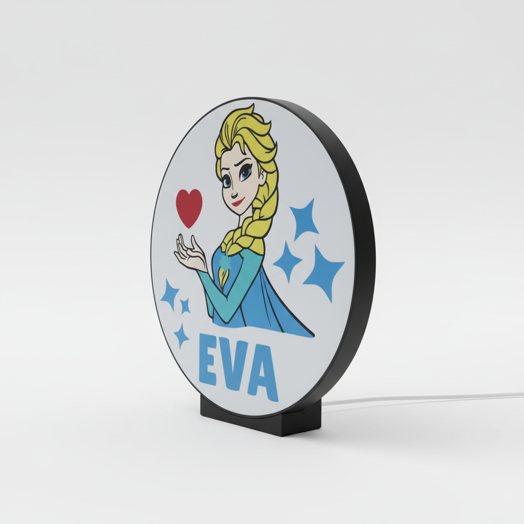 Packshot lateral direita 60º luminária EVA