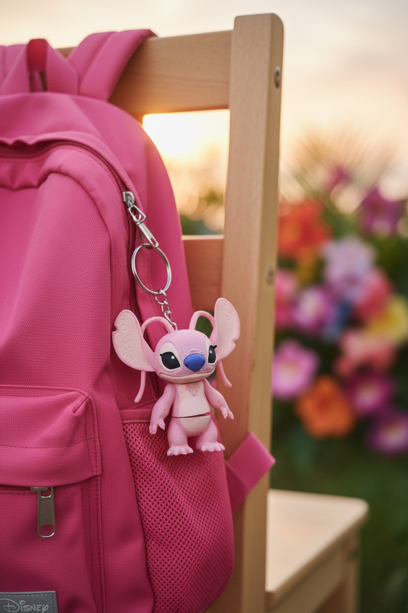 Porta-chaves Angel 3D - Lilo & Stitch