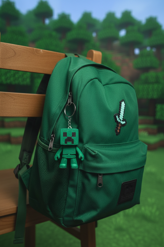 Porta-chaves Creeper 3D - Minecraft