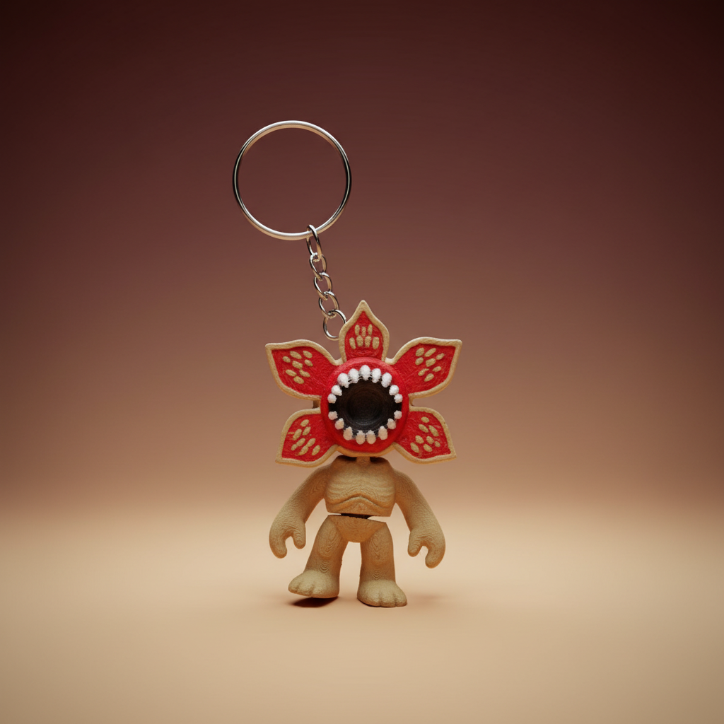 Porta-chaves Demogorgon 3D - packshot