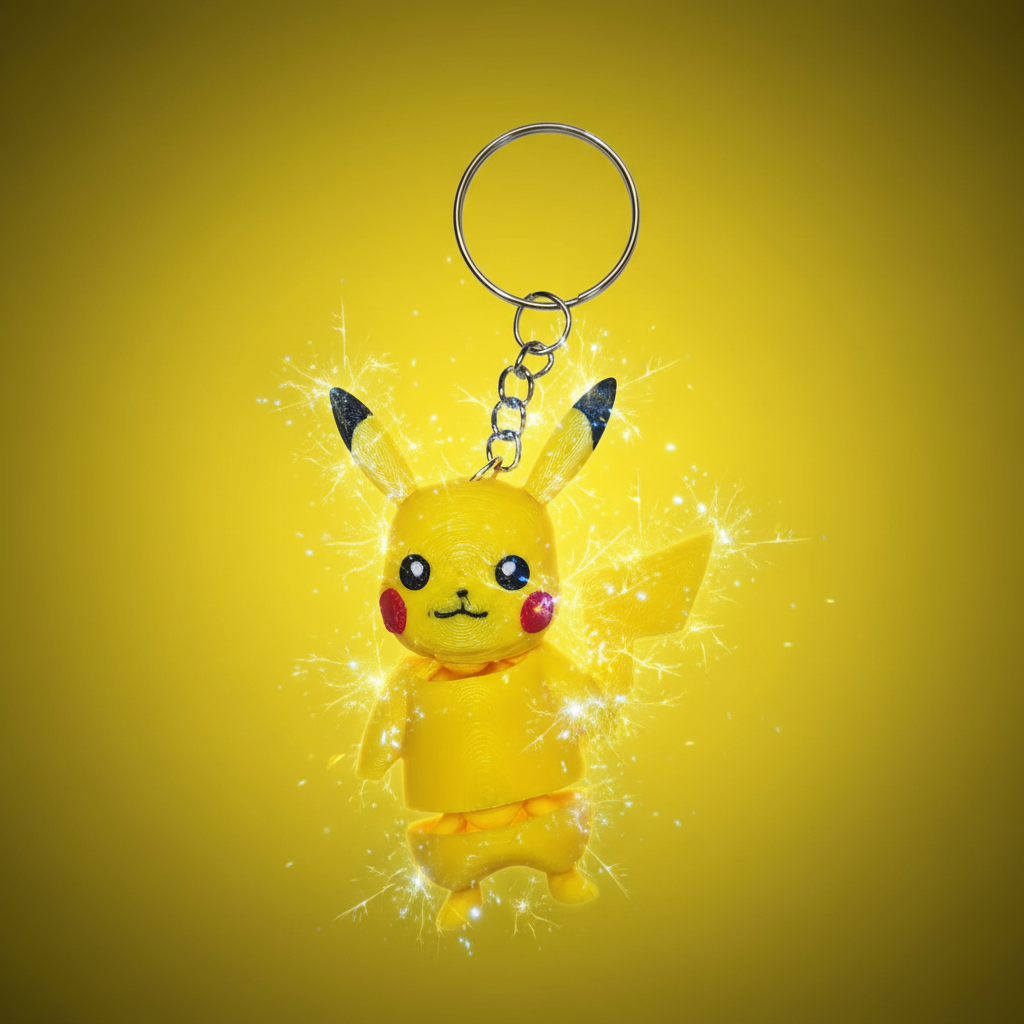 Porta-chaves Pikachu
