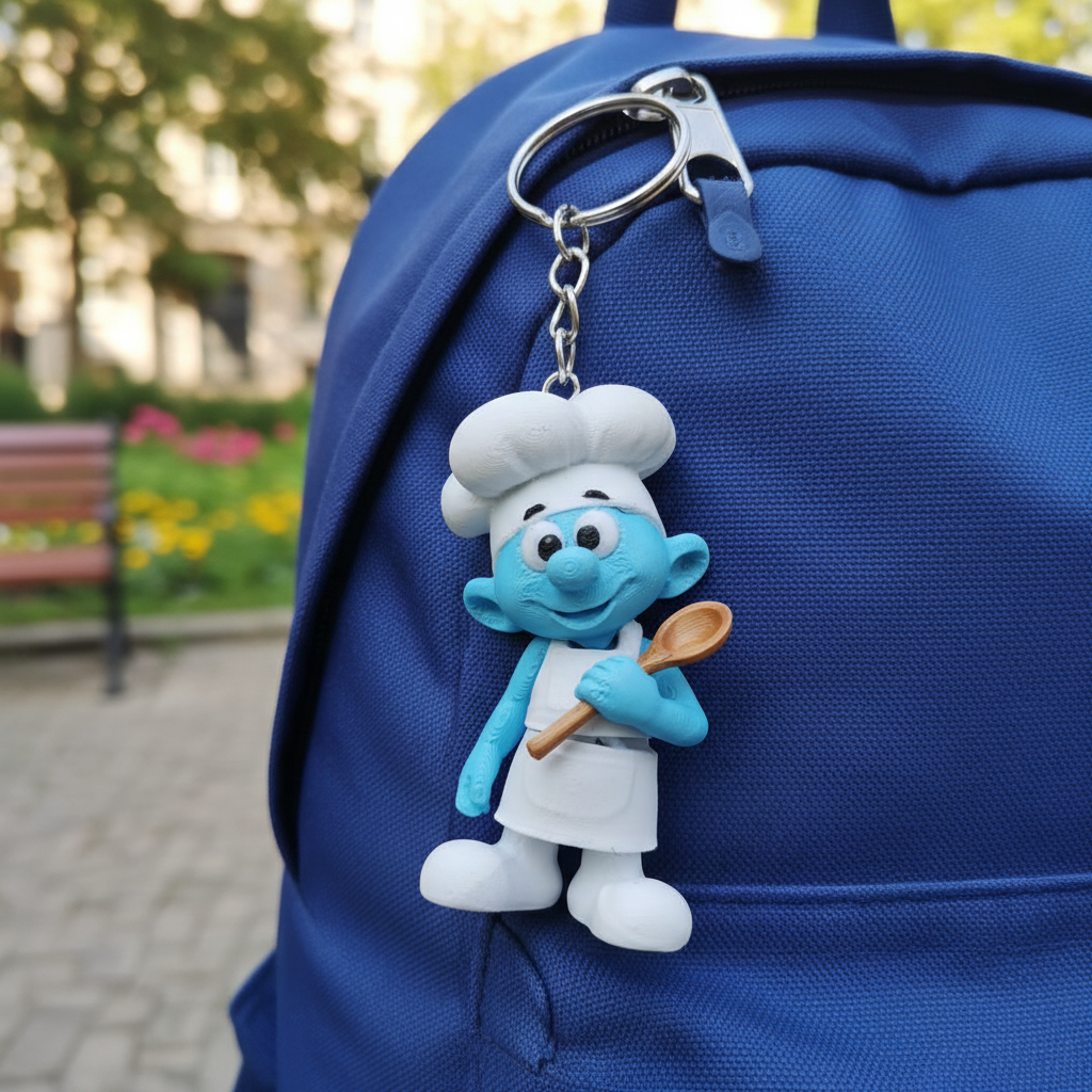 Smurf Cozinheiro - Mochila