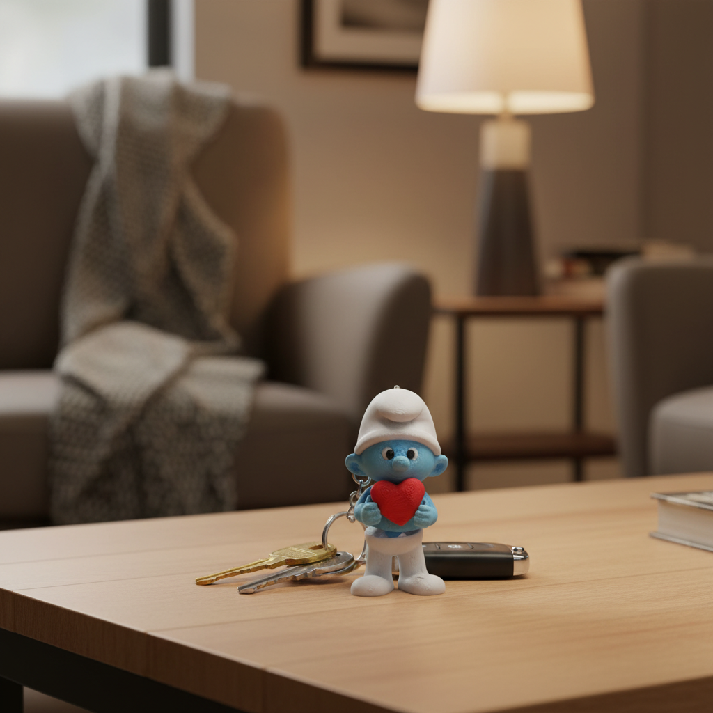 Smurf Lifestyle - Chaves em Mesa de Sala
