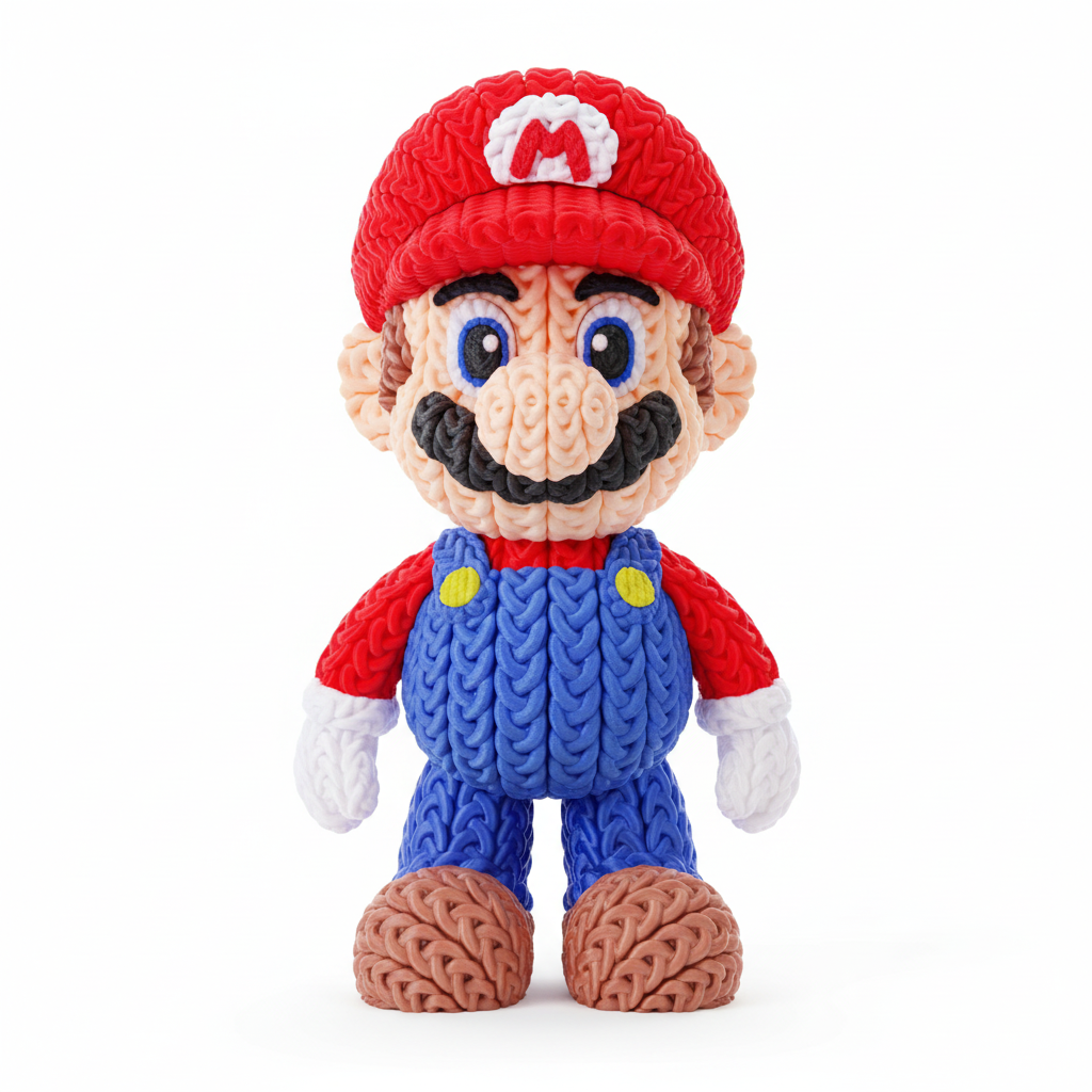 Super Mario crochet - frontal