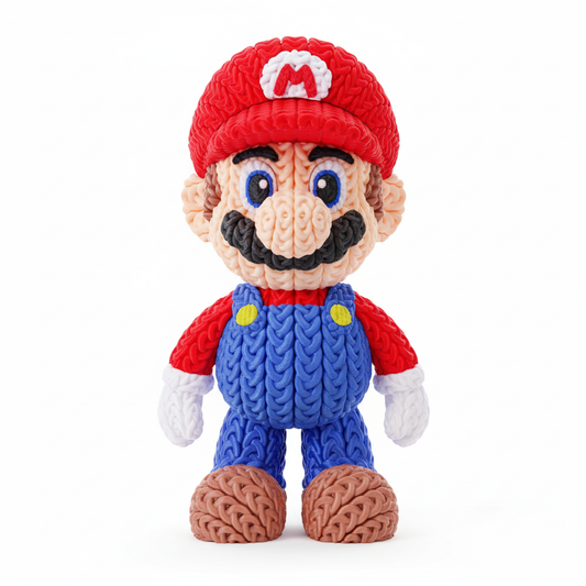 Super Mario crochet - frontal
