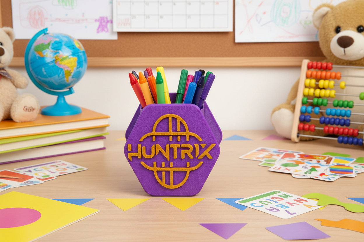 Suporte NTRIX com marcadores coloridos