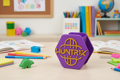 Suporte NTRIX vazio em ambiente escolar